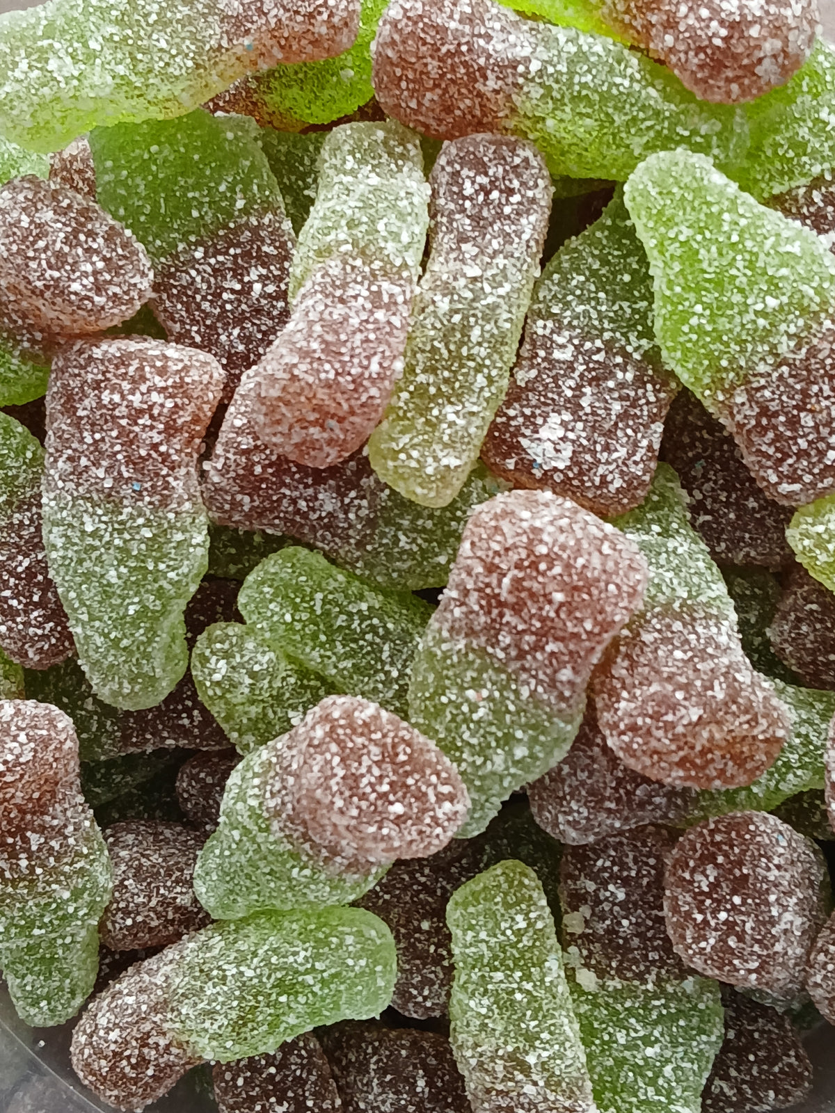 Bouteille verte goût cola Sac de 1 kg